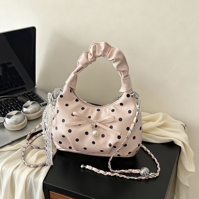 WoChic Punktmuster Handtasche Karnz