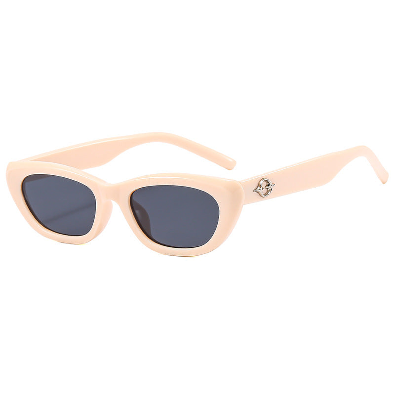 Damen exklusive Cat-Eye-Sonnenbrille mit stilvollen Details Karnz