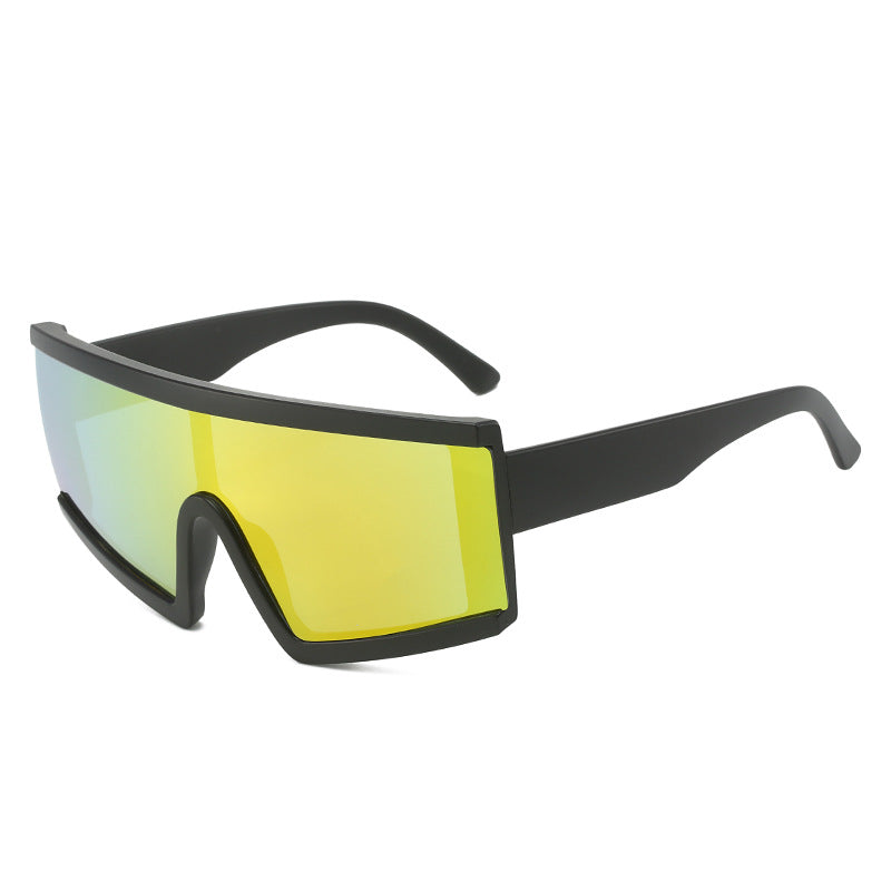 Damen Sportliche Sonnenbrille mit breiter, kratzfester Linse und UV-Schutz Karnz