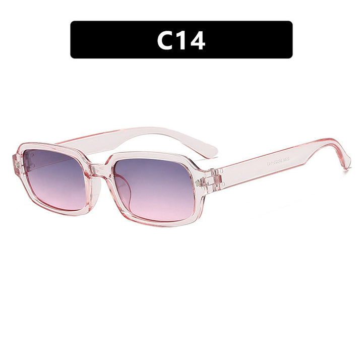 Damen modische Rechtecksonnenbrille mit herausragendem Design und schützendem UV-Filter Karnz