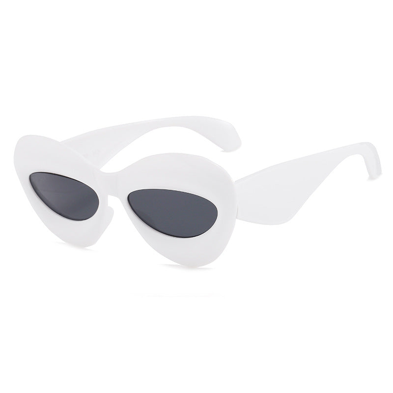 Damen Modische Cat-Eye Sonnenbrille mit einzigartigem Design Karnz