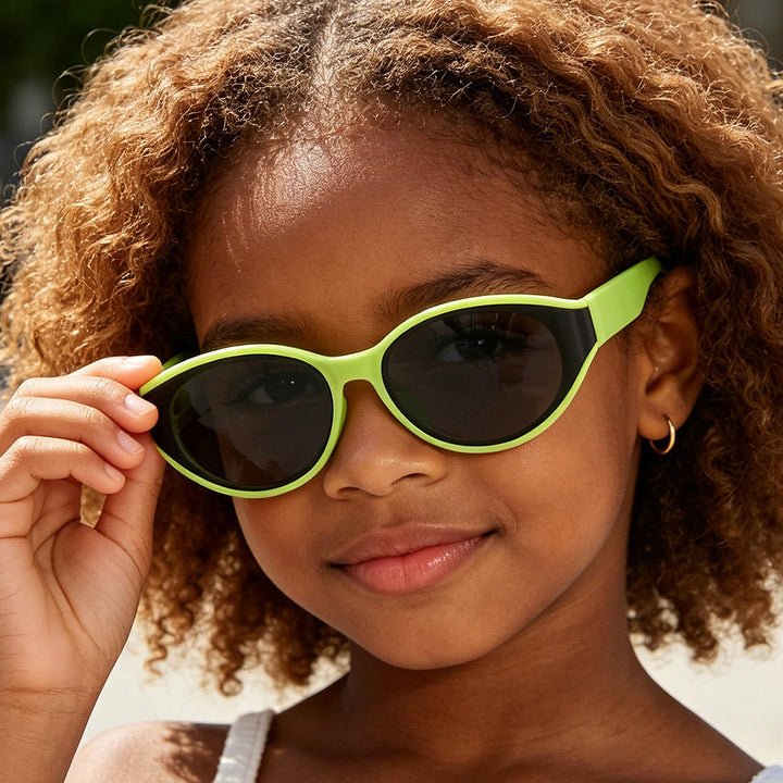 Damen stylische Sonnenbrille mit innovativem Design Karnz
