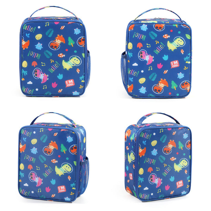 Niedliche Cartoon-Themen Isolierte Lunchbox