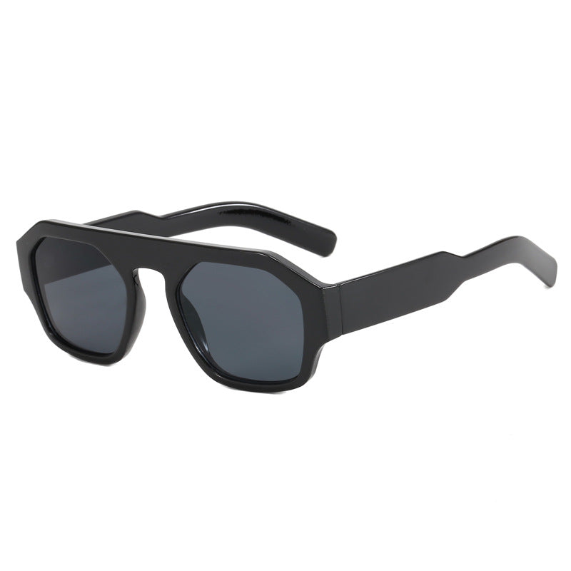 Damen modische geometrische Sonnenbrille Karnz