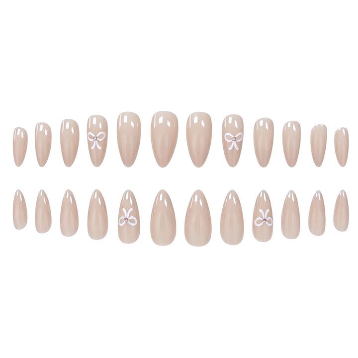 Elegante Spitz-Press-On-Nagelverlängerungen Karnz