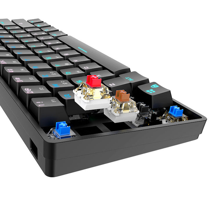 RGB Mechanische Gaming-Tastatur mit anpassbaren Hintergrundbeleuchtungseffekten Karnz
