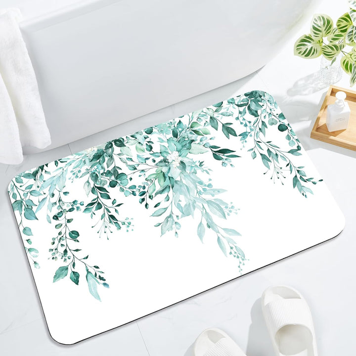 Florales Muster Badezimmermatte