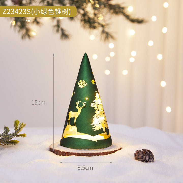 Dekorative LED Weihnachtsbaumlaterne