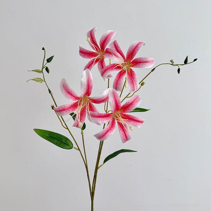Künstlicher Lilienstrauß mit detailverliebten Blüten Karnz