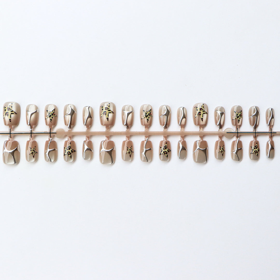 Abstrakte Kunst Press-On Nägel Set