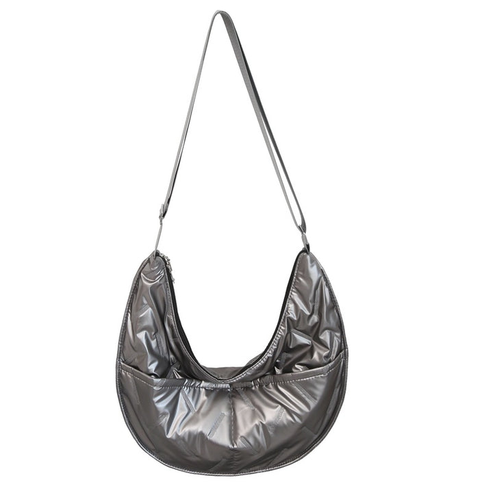 Lässige gepolsterte Schultertasche