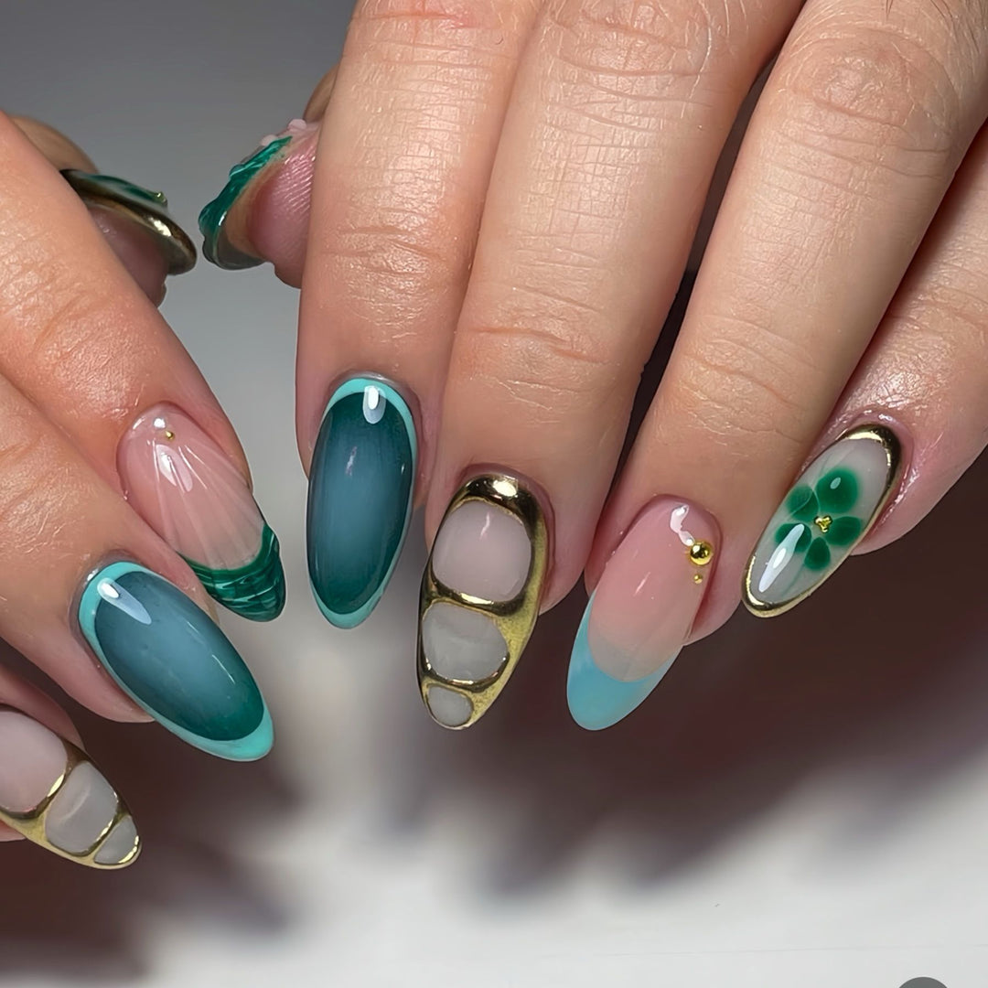 Chic Dekorative Druck-Ne Nail Art Karnz