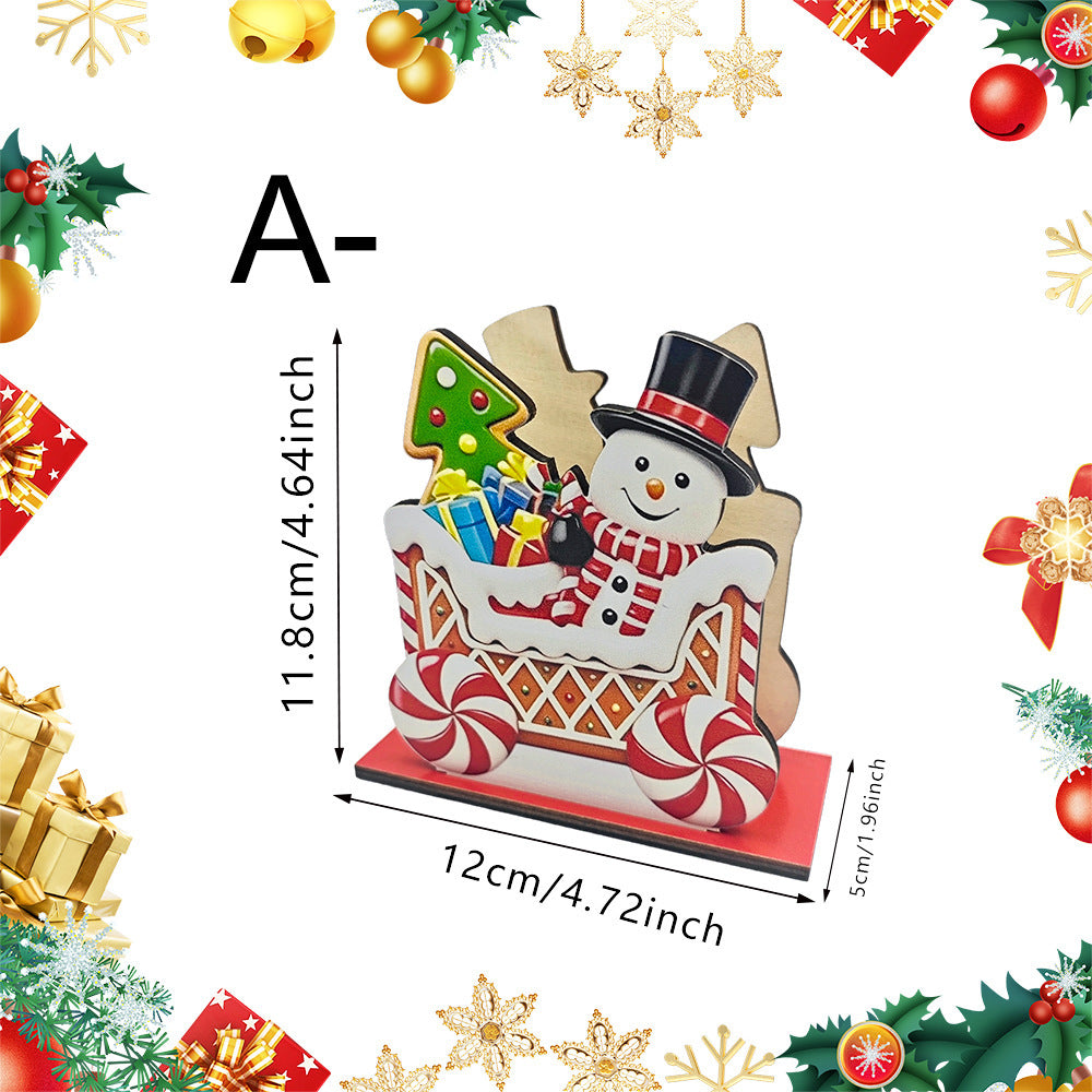 Weihnachtsdeko mit Lebkuchenhaus Motiven Karnz