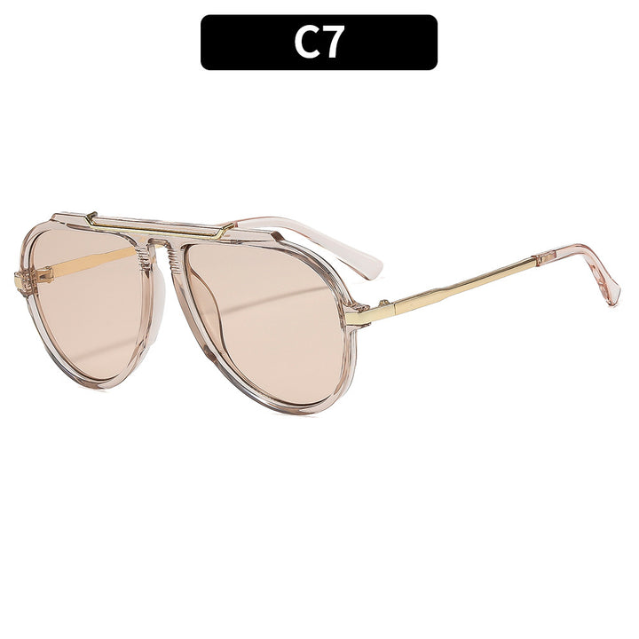 Retro-inspirierte Mode Pilotensonnenbrille