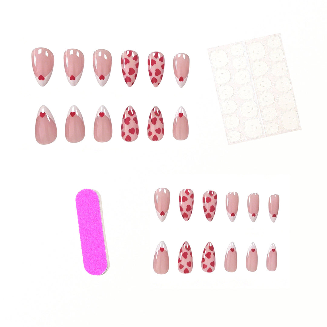 Herz-Muster Nail Art Verbesserungen Karnz