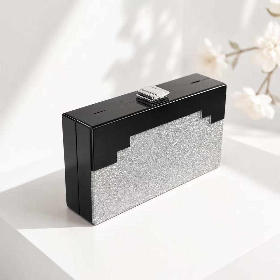 Glänzende Abend Clutch