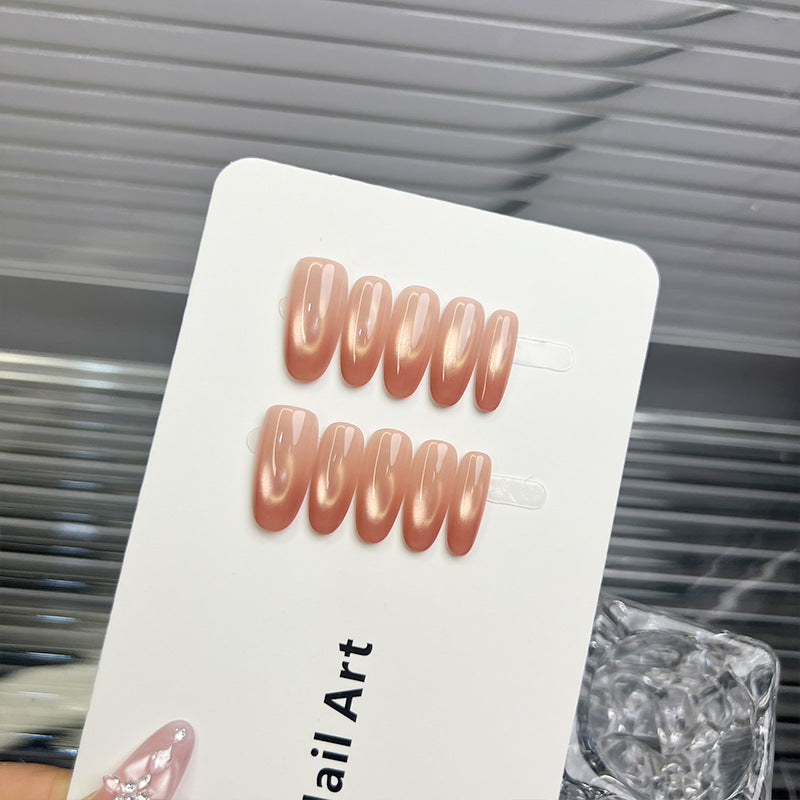 Premium Glänzendes Press-On Nagelset