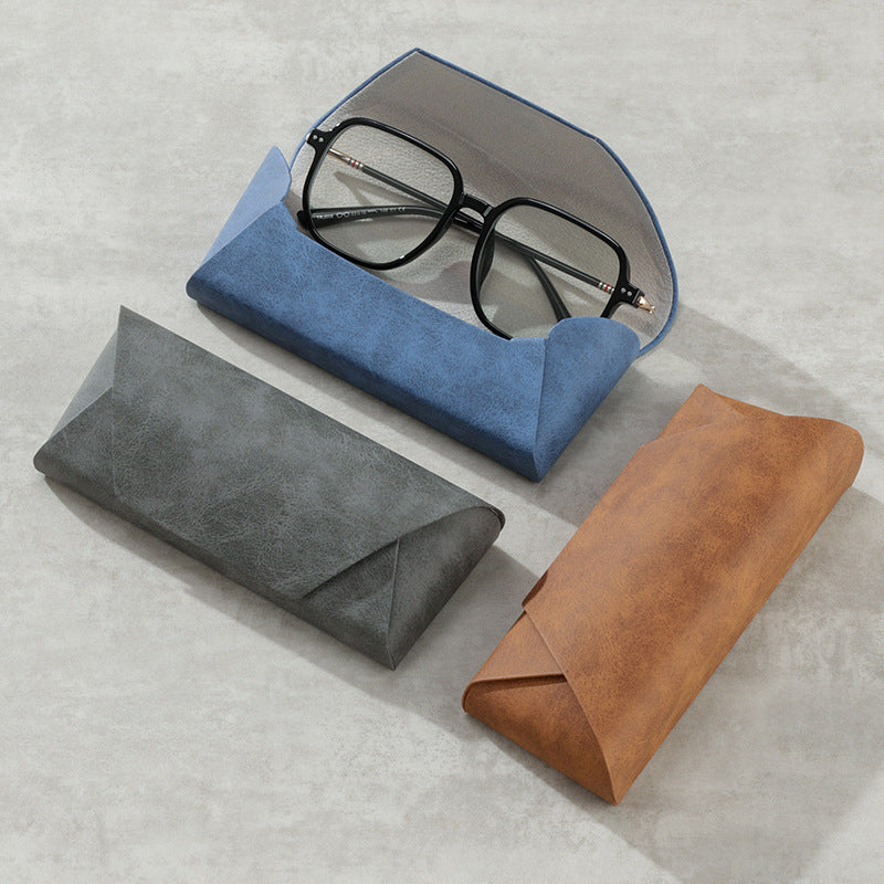 Premium Leder Brille Tasche Karnz