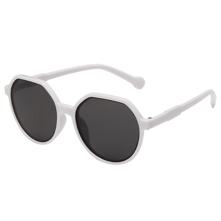 Damen modische Sonnenbrille mit markantem Achteck-Design Karnz