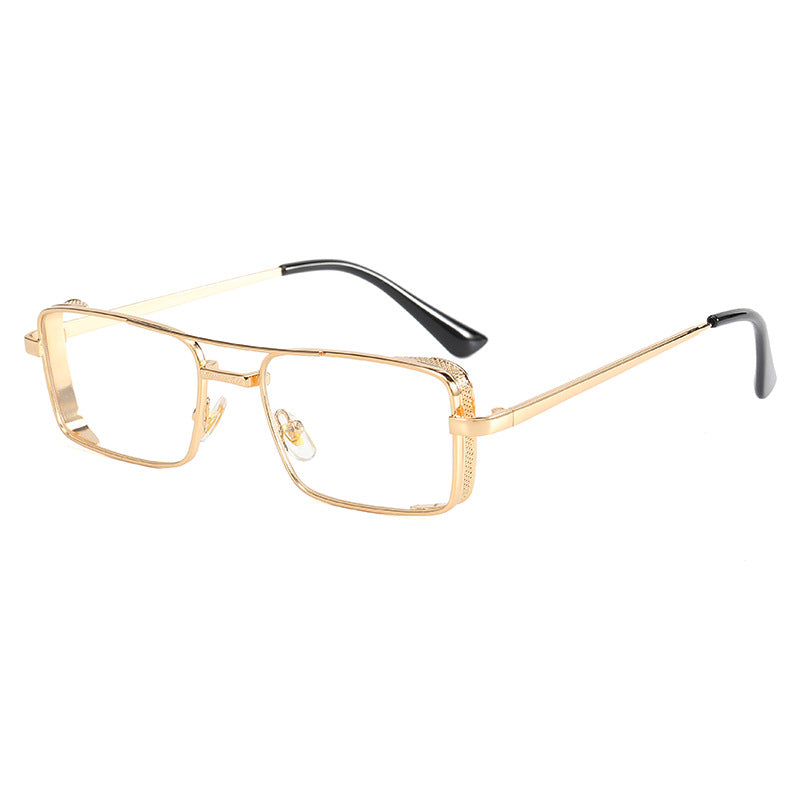 Damen modische rechteckige Sonnenbrille mit luxuriösem Rahmen Karnz