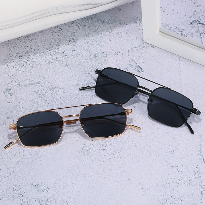 Elegante geometrische Rahmen-Sonnenbrille Karnz