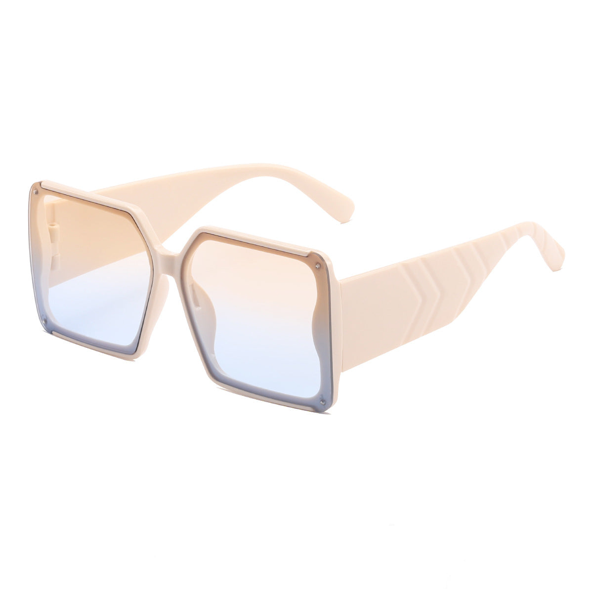 Damen oversized Sonnenbrille im trendigen Leopardenmuster Karnz