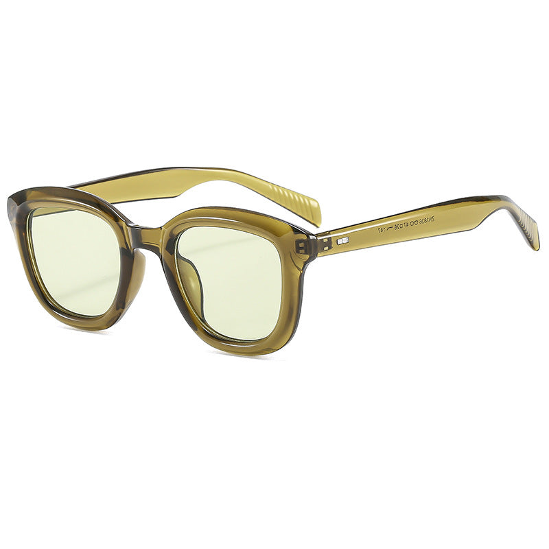 Damen Modische Sonnenbrille im eleganten, transparenten Design Karnz