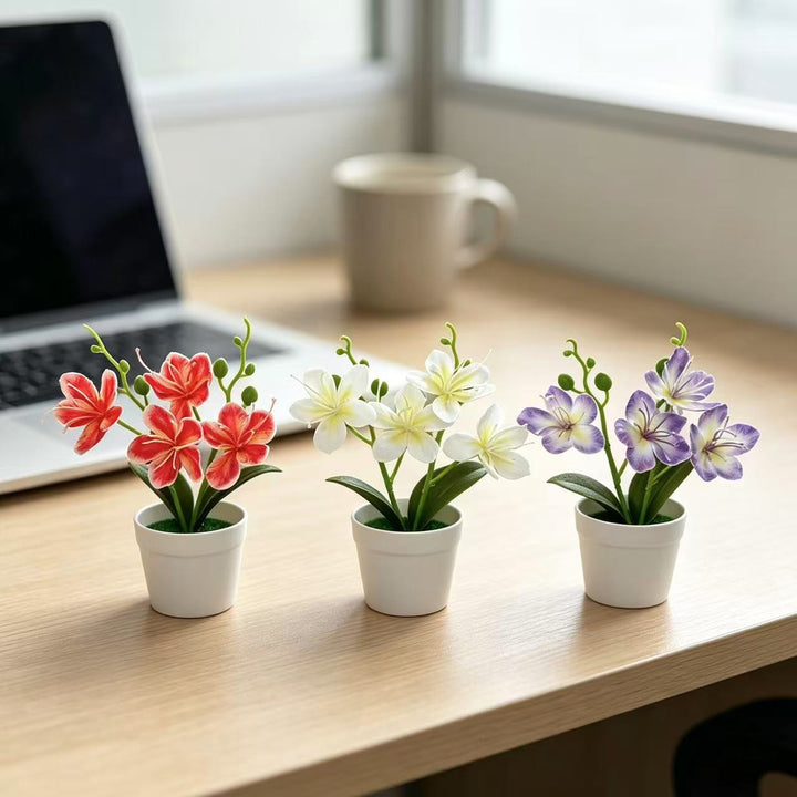 Lebensechte Kunstblumenarrangement für die Wohnkultur