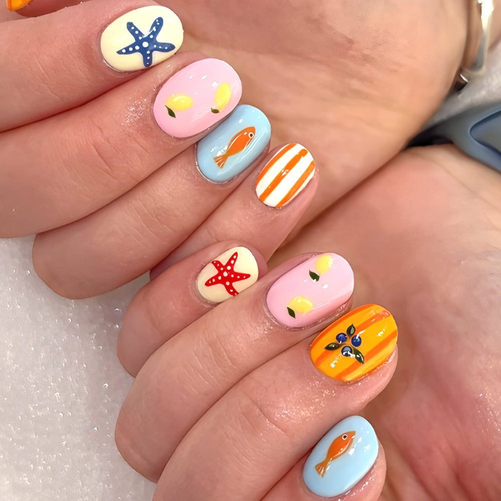 Thema Sommer Nagelkunst Set Karnz