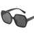 Damen Modische Oversized-Sonnenbrille mit extravaganten Leopardendetails Karnz