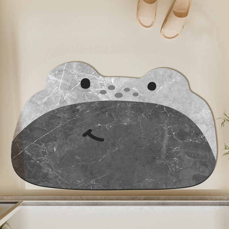 Adorable Frosch-förmige Badmatte