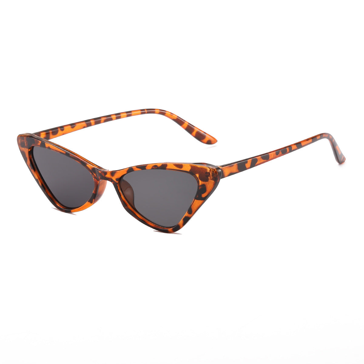 Damen Cat-Eye Sonnenbrille mit animalischem Muster und UV-Schutz Karnz