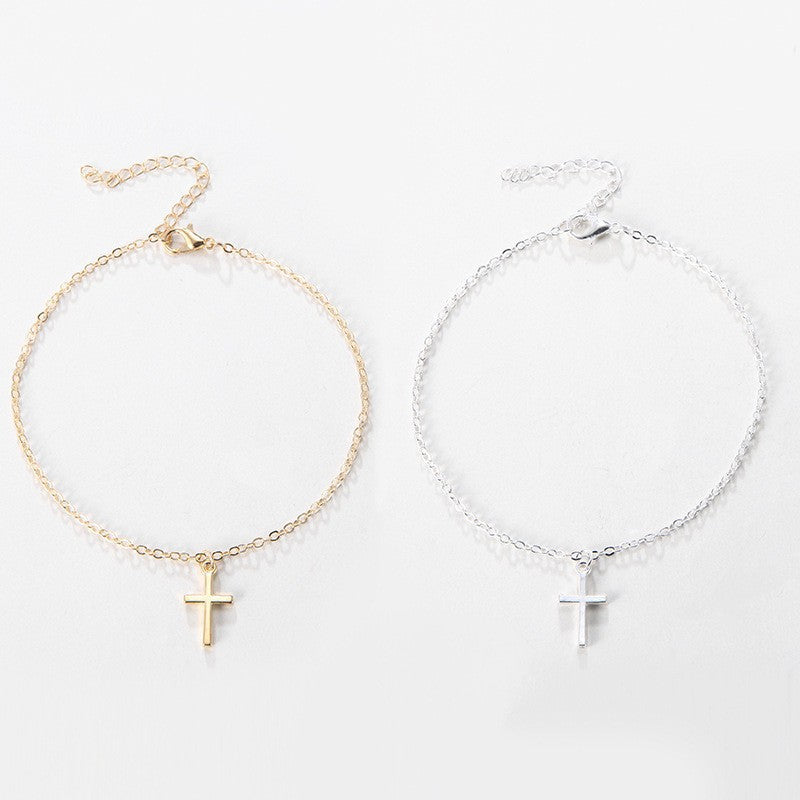 Delikater Kreuz Charm Armband Karnz