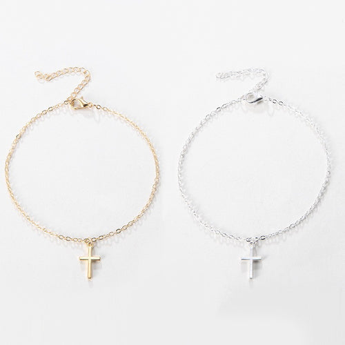 Delikater Kreuz Charm Armband Karnz