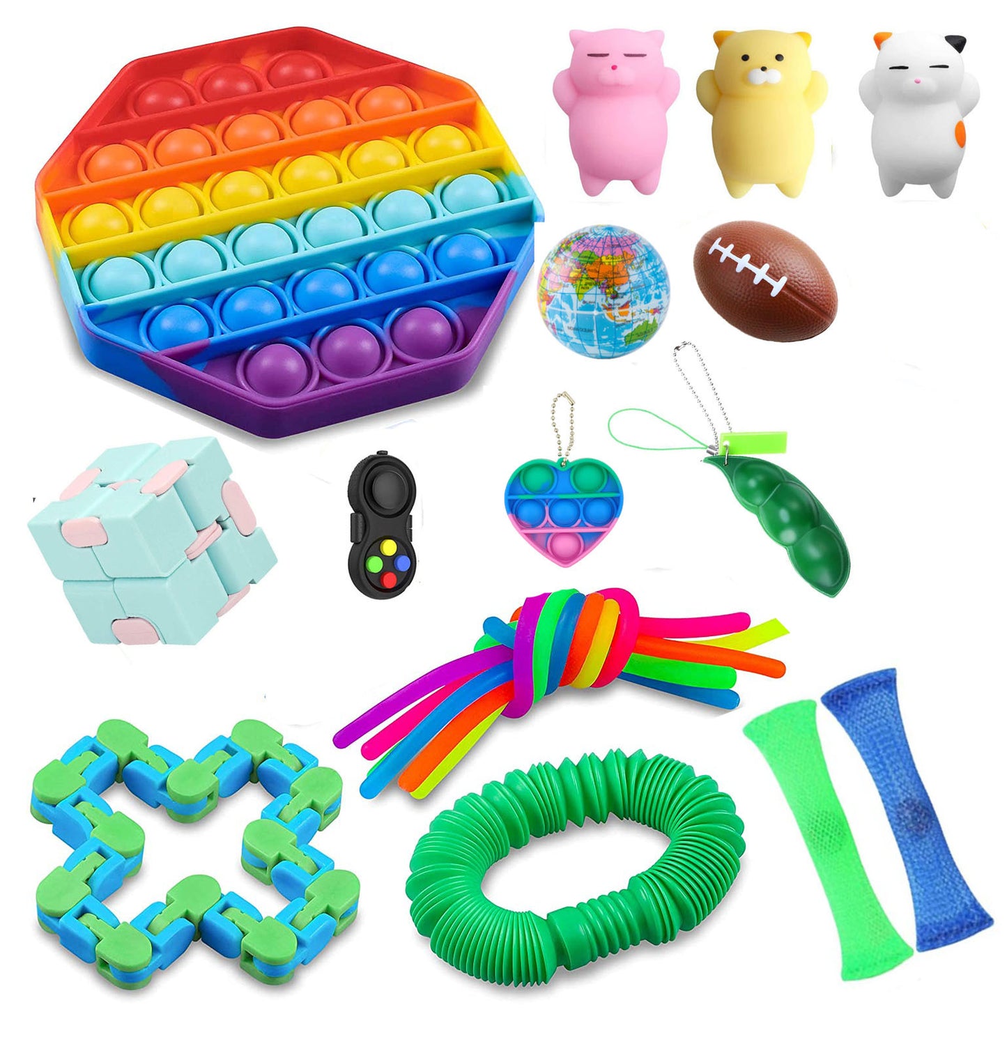 Unisex Beruhigungs- und Entspannungsspielzeug-Set Karnz