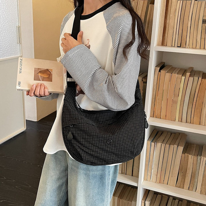 Casual kariertes Sling Bag Karnz