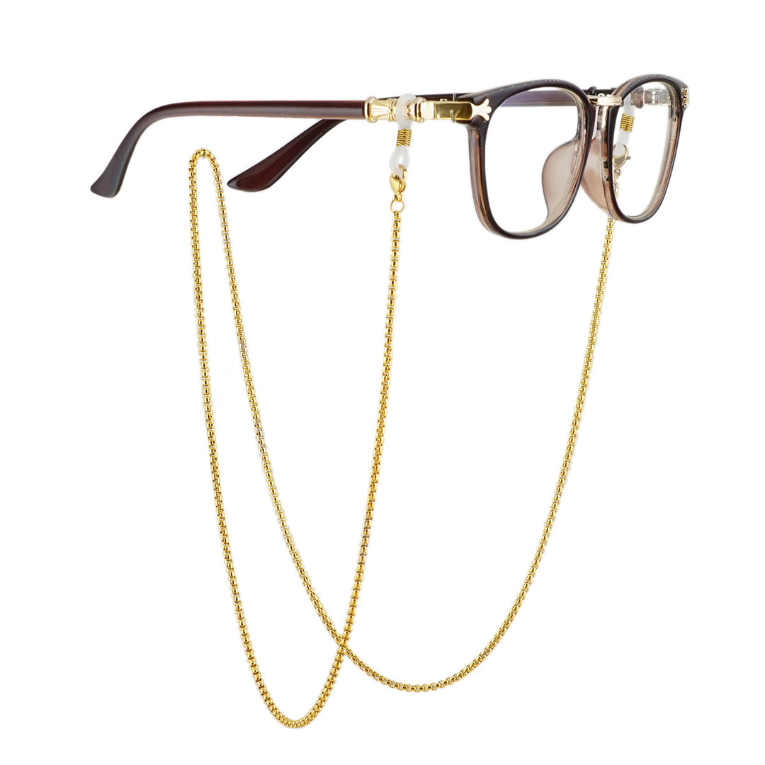 Premium Metall Brille Kette Karnz