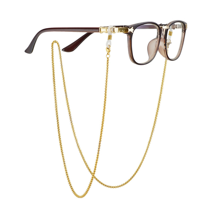 Premium Metall Brille Kette Karnz