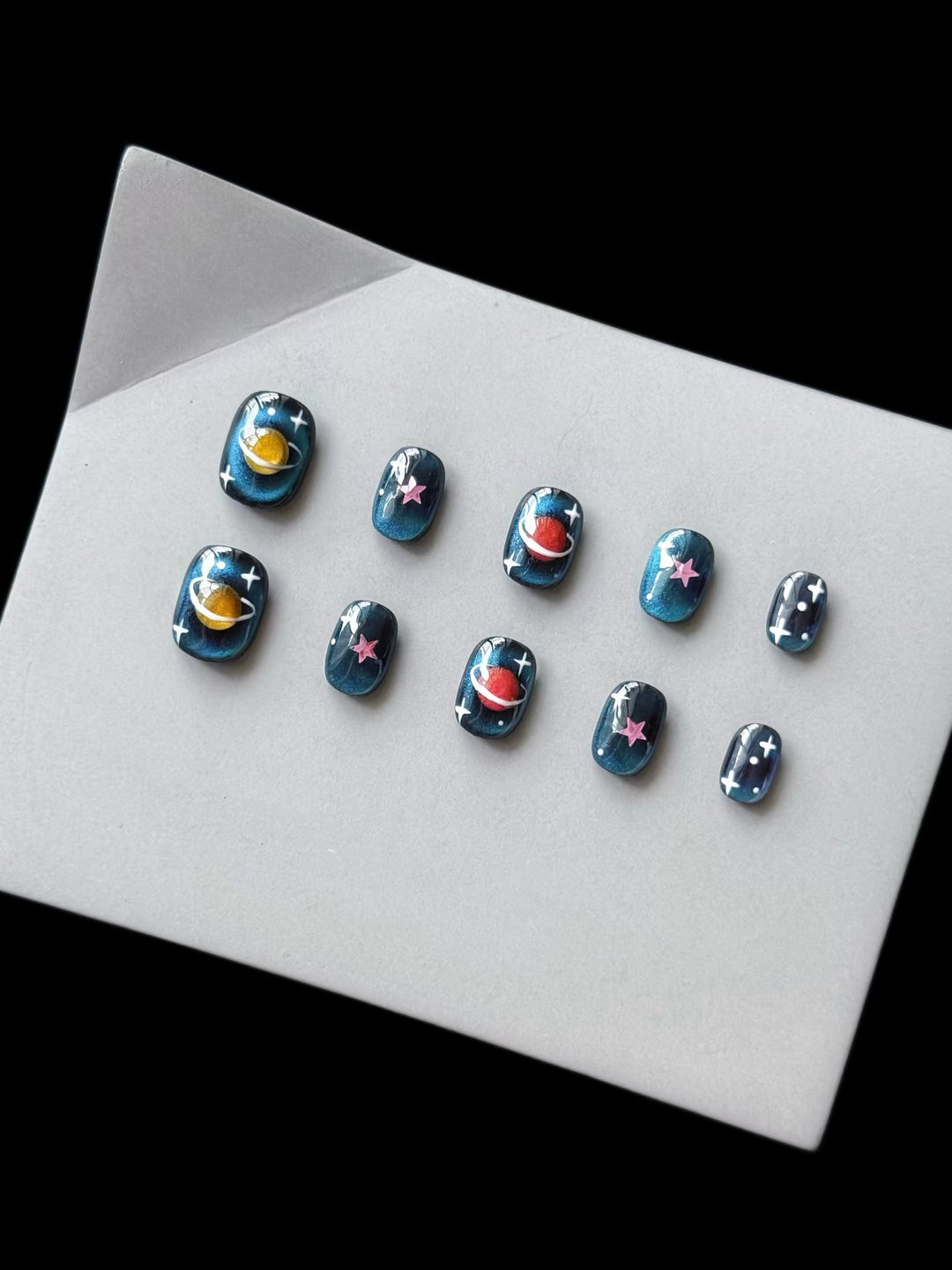 Himmelsthemen Press-On Nagelkunst Set