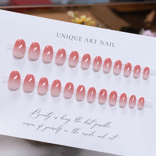 Glänzendes Ombre Nagelset