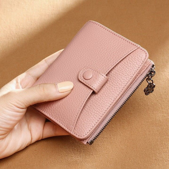 Elegante kompakte Reißverschluss um Wallet Karnz