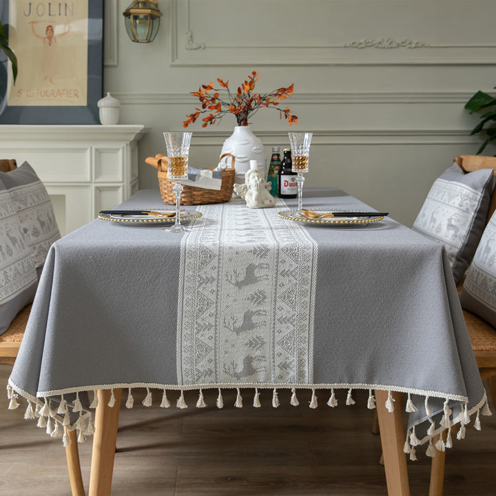 Elegante Kunsthandwerker Tischdecke