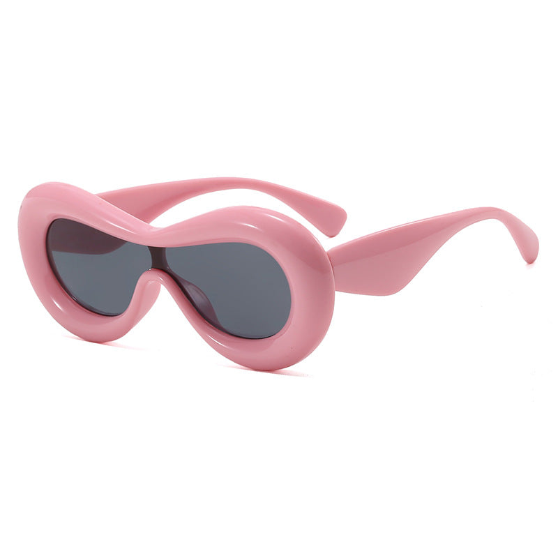 Damen futuristische Design-Sonnenbrille Karnz