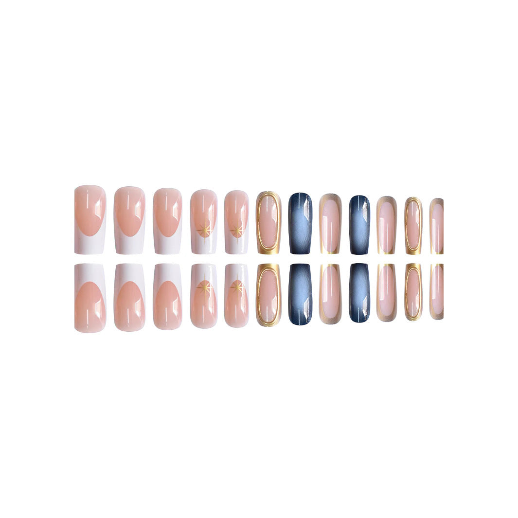 Stylische Press-On-Nagelerweiterungen Karnz