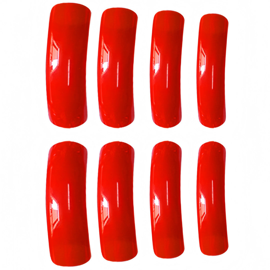 Stilvolle Lange Spitzen Acrylnagelvergrößerungen Karnz