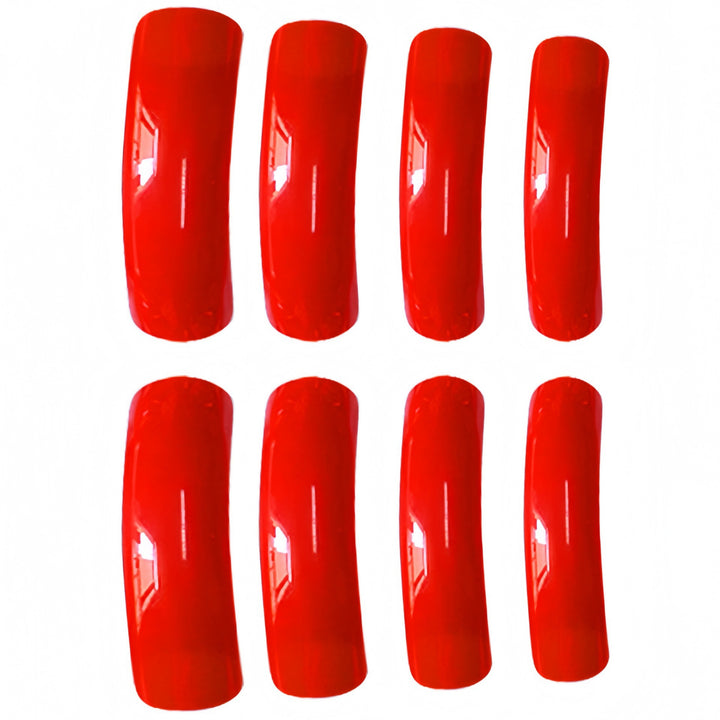 Stilvolle Lange Spitzen Acrylnagelvergrößerungen Karnz