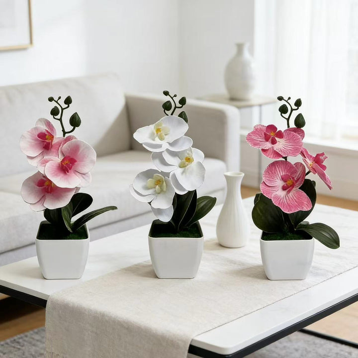 Realistische Künstliche Orchideenarrangement