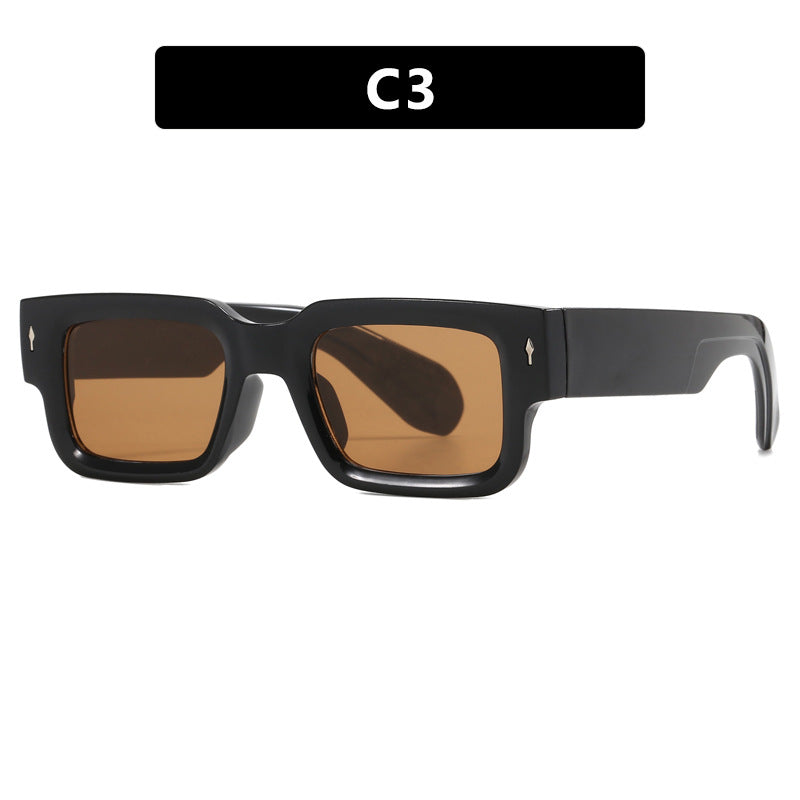 Damen quadratische Sonnenbrille mit elegantem Design und UV-Schutz Karnz