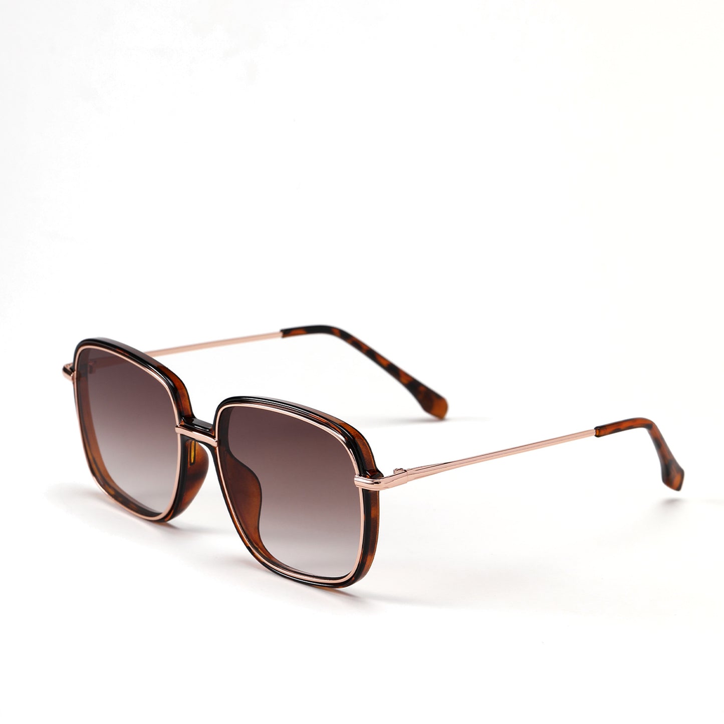 Damen quadratische Sonnenbrille mit hochwertigem Kunststoffrahmen und UV-Schutz Karnz