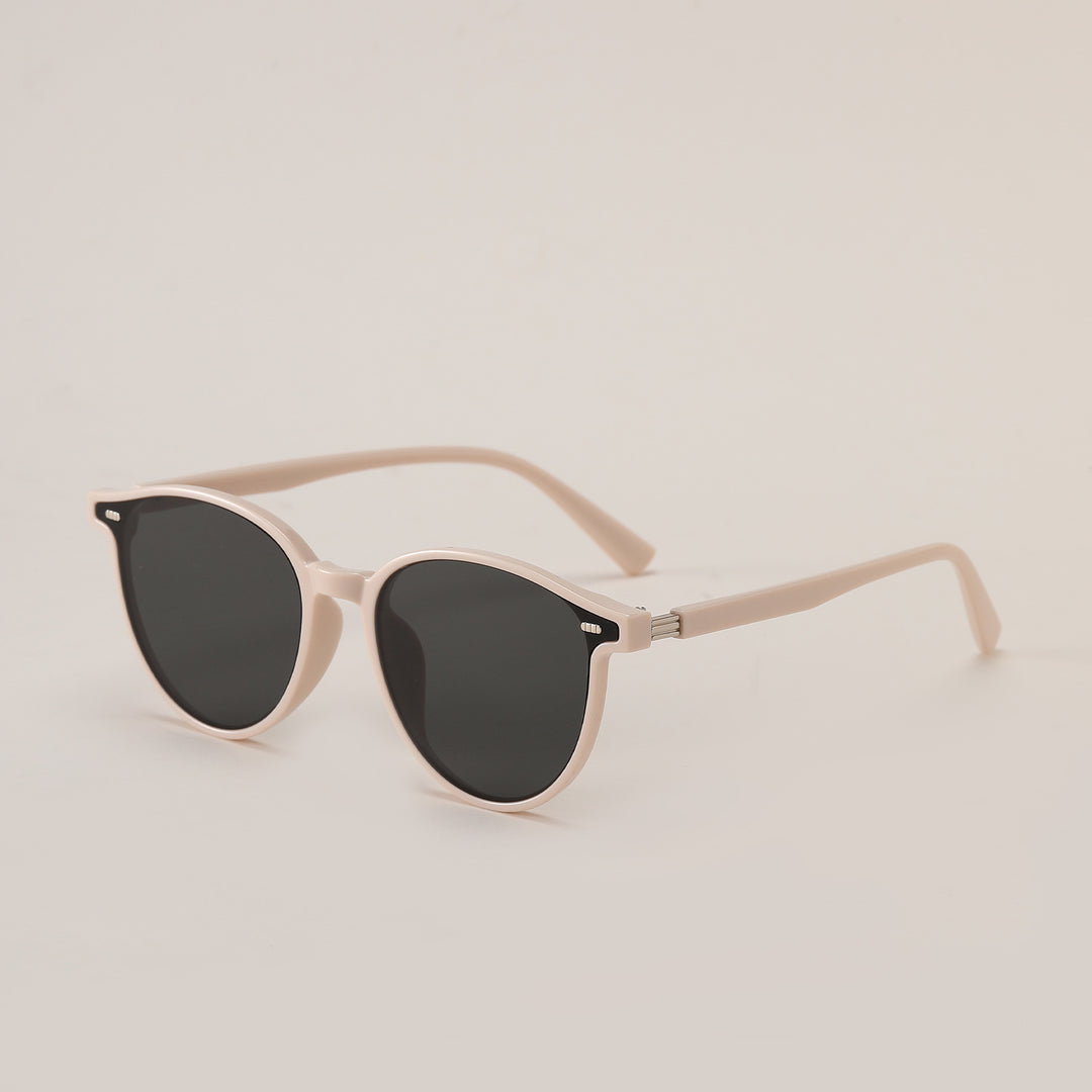 Damen stilvolle Sonnenbrille mit elegantem transparentem Rahmen Karnz